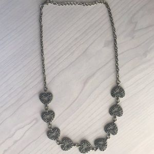 Rustic heart necklace